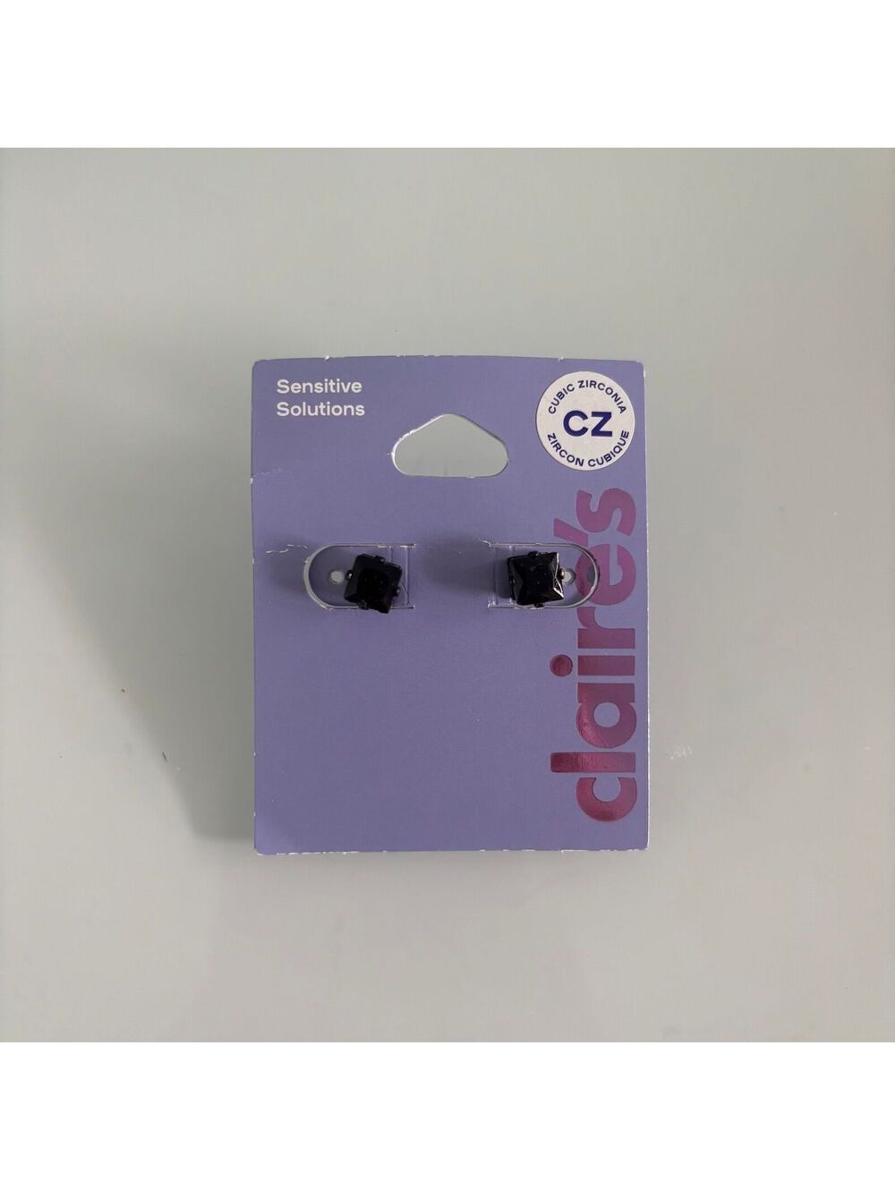 Claire’s Cubic Zirconia Black Studs